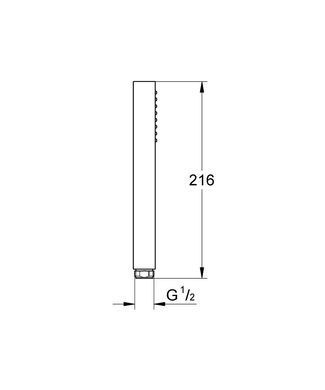Ручний душ GROHE EUPHORIA CUBE STICK (27699000)