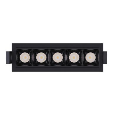 Світильник точковий врізний KLOODI KD-POINT 5X2 10W 4K BK (KD-POINT 5X2 10W 4K BK)