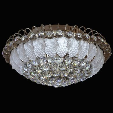 Люстра стельова кришталева LED E14 40W NW GLASS (BCL-396S/7)