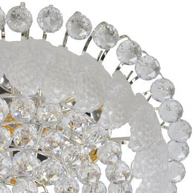 Люстра стельова кришталева LED E14 40W NW GLASS (BCL-396S/7)