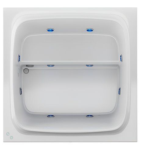 Ванна акриловая отдельностоящая гидромассажная JACUZZI SKYLOUNGE 190х190 / 4-х местная / массажна (SKL00023363)