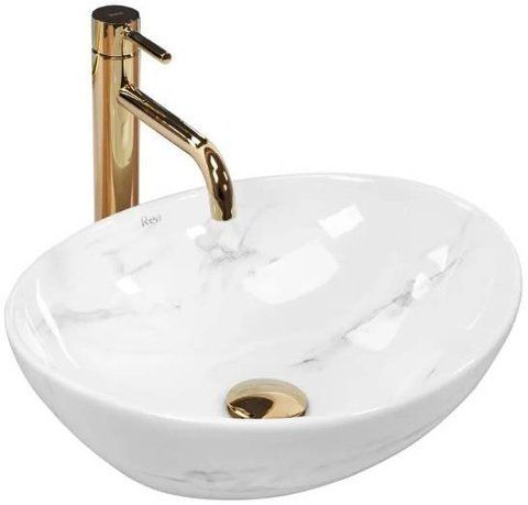 Раковина REA SOFIA NATURE 34.5х41 / белая (REA-U6605)