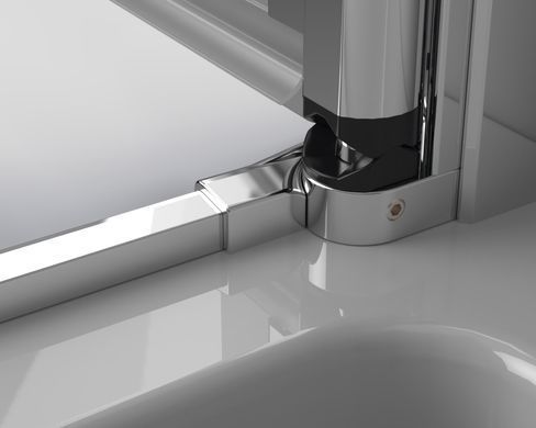Душові двері RADAWAY EOS KDJ II 100х195 R / профіль хром / скло прозоре (13799422-01R)