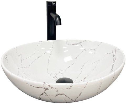 Раковина VBI PARMA 33.5х41.5 WHITE STONE (VBI-011017)