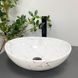 Раковина VBI PARMA 33.5х41.5 WHITE STONE (VBI-011017)