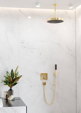 HANSGROHE Ручний душ RAINFINITY 1JET ECOSMART BRUSHED BRONZE (26867140)