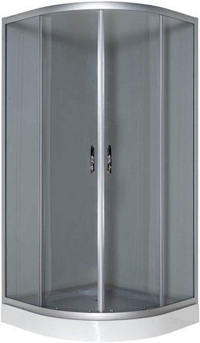 Душова кабіна VIVIA JK 091 GREY 90х90х191 / сіра / низький піддон (А0055605)