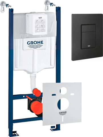 Комплект 3в1: Инсталляция для унитаза GROHE RAPID SL (3884000G/38732KF0)