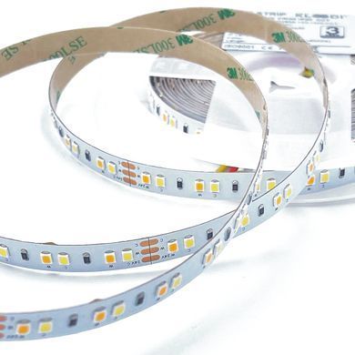 LED стрічка KLOODI KD2835-120-14W-CCT-24V 14W 120LED 2500-6000K 950LM IP20 24V (KD2835-120-14W-CCT-24V)