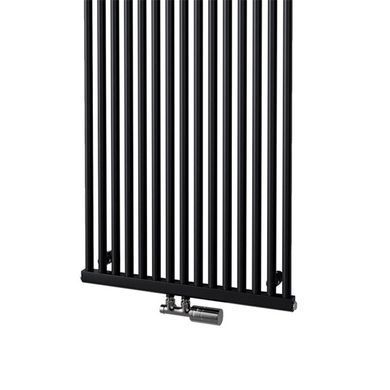 Радіатор ISAN KANDAVU 1800X670 RAL9005 Підключення нижнє по центру