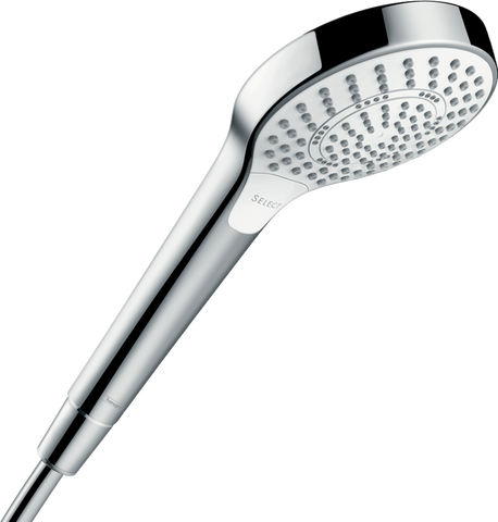 HANSGROHE Ручний душ CROMA SELECT S 110 MULTI ECOSMART білий/хромований: 9л/хв (26801400)