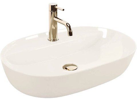 Раковина REA AURA ECRU SHINY 41х61 / бежевая (REA-U4589)
