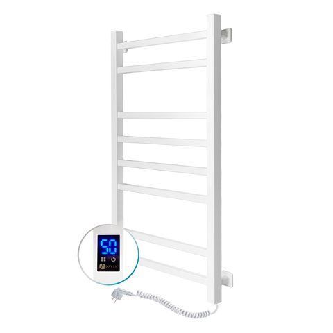 Електрична рушникосушарка NAVIN LOFT 800х500 R / SENSOR / таймер / біла (12-143053-5080)