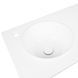 Раковина QTAP VIRGO 46х80 L / донный клапан (QT1811FL8130ALLW)