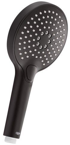 Лейка для ручного душа QTAP RUCNI 120х120 BLACK MATT (QTRUCA120O3KBB)