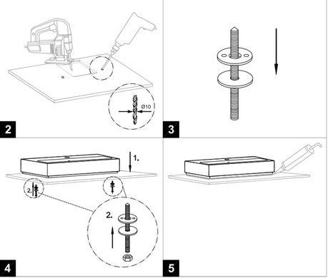 Монтажний елемент для кріплення раковин GROHE (49512000)