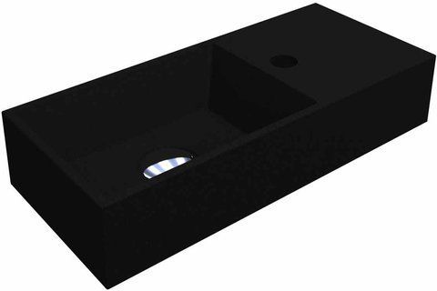 Раковина из искусственного камня MIRAGGIO COPPER 50х22 / черная (0002594)