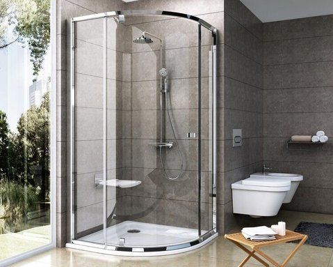 Душевая кабина RAVAK PIVOT PSKK3 90х90х190 / профиль белый / стекло TRANSPARENT (37677101Z1)