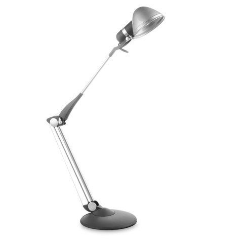 Настольная лампа на гнучкій ніжці офісна MTL-11 SILVER/GRAY