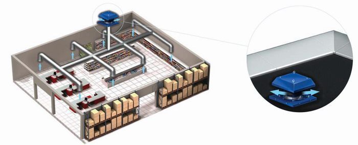 Вентилятор крышный VENTS VKH 4D 355