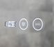 Зеркало DUSEL LED DE-M0065D 80х65 BLACK / сенсорное включение / подогрев / часы | темп (DUSEL-542)