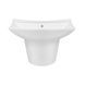 Раковина моноблок QTAP PRESTO 47х60 / донный клапан (QT2411G822W)