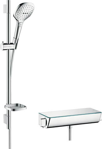 Душевой набор HANSGROHE ECOSTAT SELECT/RAINDANCE SELECT E 120 3JET/COMBI / белый / хром (27038400)