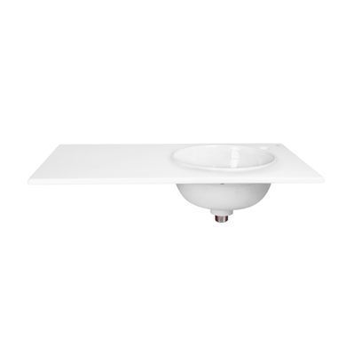 Раковина QTAP VIRGO 46х80 R / донный клапан (QT1811FL8130ARRW)
