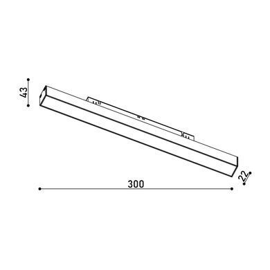 Світильник магнітний трековий KLOODI KDMG-LINE300 PC 12W 4K WH (KDMG-LINE300 PC 12W 4K WH)