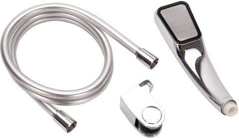 Душова лійка REA ECO POWER / хром + шланг + тримач (REA-P8586)