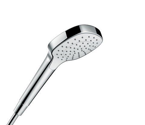 HANSGROHE Ручний душ MYSELECT E 110 1JET ECOSMART 7 л/хв WHITE/CHROME (26675400)