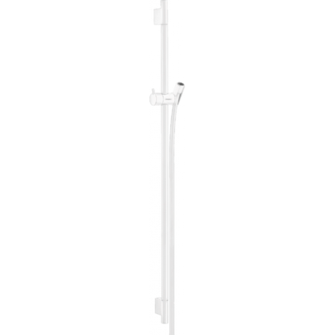HANSGROHE Душевая штанга UNICA S PURA 90 см со шлангом 160 см MATT WHITE (28631700)