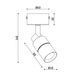 Спот KLOODI KD-02 5W 4K BK (KD-02 5W 4K BK)