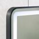 Зеркало DUSEL LED DE-M0065D 90х70 BLACK / сенсорное включение / подогрев (DUSEL-540)