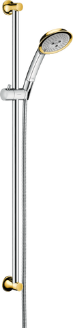 HANSGROHE Душовий набір RAINDANCE CLASSIC 100 3JET 90см CHROME/GOLD OPTIC (27841090)