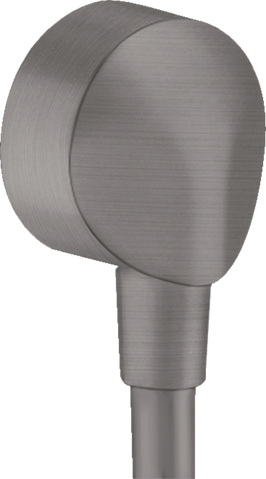 Шланговое з'єднання HANSGROHE FIXFIT E / без клапану / зворотнього току води / чорний / матовий / хром (27454340)