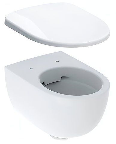 Підвісний унітаз GEBERIT SELNOVA + сидіння SLIM SOFT CLOSE (500.694.01.2+500.335.01.1)