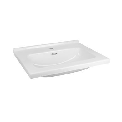 Раковина QTAP ALBATROSS 01 47х60 / донный клапан (QT0111FL8167AW)