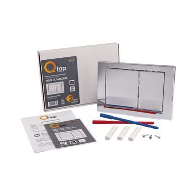Комплект 4в1: Інсталяція для унітазу QTAP NEST + підвісний унітаз QTAP SCORPIO ULTRA QUIET (QT1433053EUQW45162)
