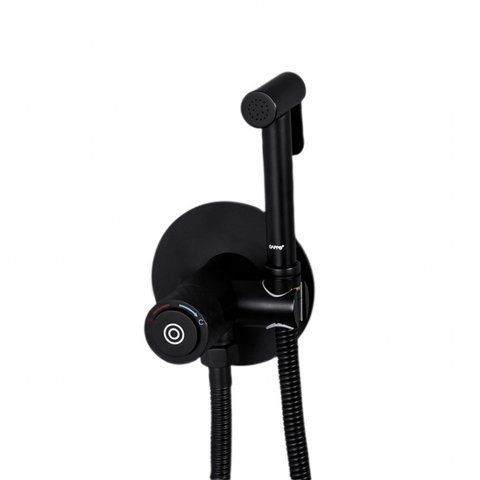 Гигиенический душ черного цвета GAPPO G7288-6 (1042579)