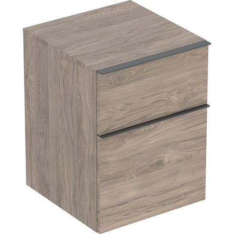 Шафка GEBERIT ICON з двома ящиками: B=45см, H=60см, T=47.6см, горіх темний (502.315.JR.1)