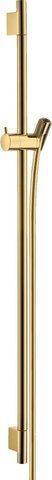 HANSGROHE Душевая штанга UNICA S PURA 90 см со шлангом 160 см POLISHED GOLD OPTIC (28631990)