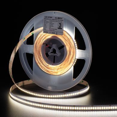 LED стрічка KLOODI KD2835-240-21.6W-4К-24V HE 21.6W 240LED 4000K 3000LM IP20 24V (KD2835-240-21.6W-4К-24V HE)