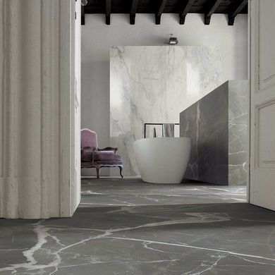 Керамограніт CASA DOLCE CASA STONES & MORE 2.0 CALACATTA BLACK MATTE 6 мм 120х240 RET (762826)