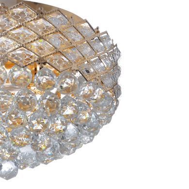 Люстра потолочная хрустальная с подсветкой LED E14 60W G (BCL-347S/4)