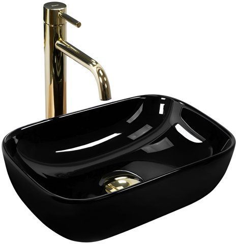 Раковина REA BELINDA MINI 25.5х37 / черная (REA-U8004)