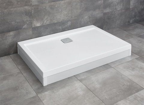 Душевой поддон RADAWAY ARGOS D акриловый, прямоугольный плоский с ножками 1000X900 мм H145 белый 4ADN910-02
