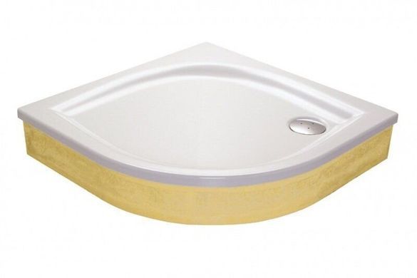 Душовий піддон акриловий RAVAK GALAXY ELIPSO PAN 90х90х17.5 / напівкруглий (A227701410)