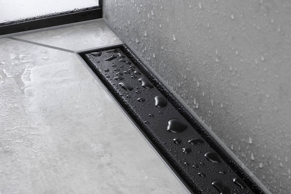 Зовнішня частина зливу HANSGROHE RAINDRAIN MATCH / 1000мм / для душу / чорний (56041610), 1000