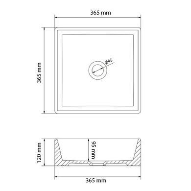 Раковина VBI TRIEST XS WHITE (VBI-012714)